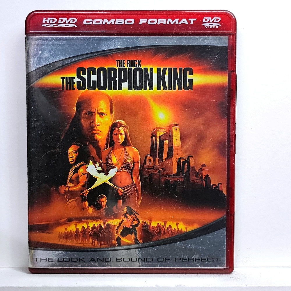 The Scorpion King HD DVD DVD Combo The Rock Dwayne Johnson‎ Action Movie